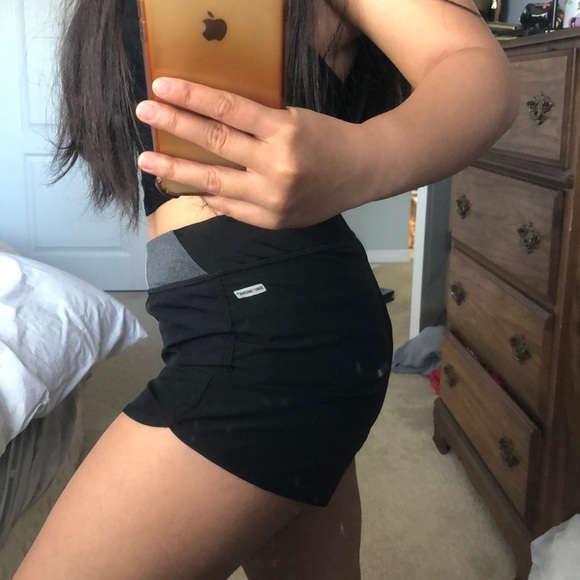 Black Running Shorts - Picture 2 of 5